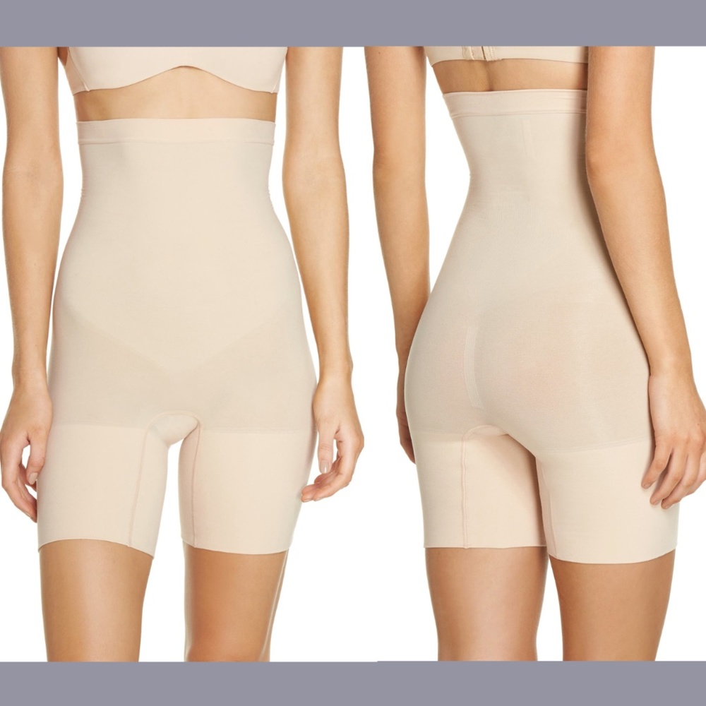 NIB $38 Spanx [ Small ] Higher Power Shaping Shorts in Soft‎ Nude